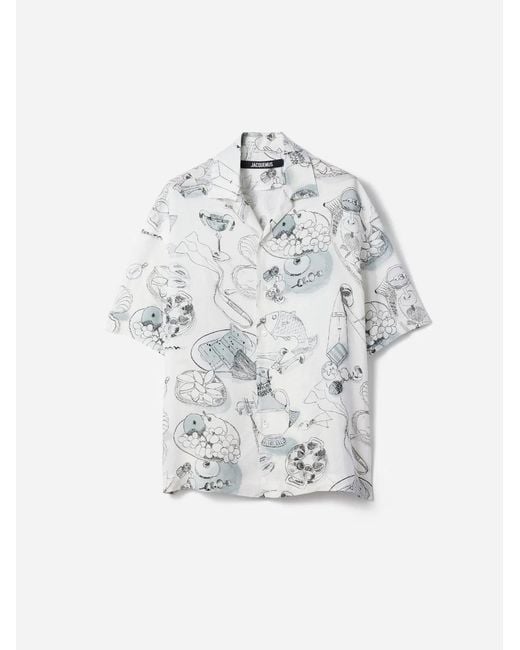 Jacquemus White La Chemise Cocktail for men