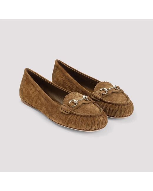 Gucci Brown Kensigton Loafer Ballerina