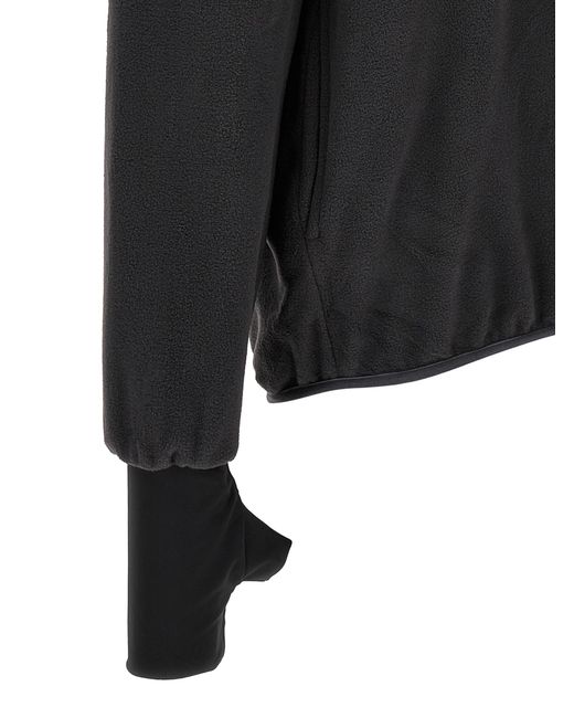 Entire studios Black 'Shell Fleece Pullover' Fleece Sweatshirt for men