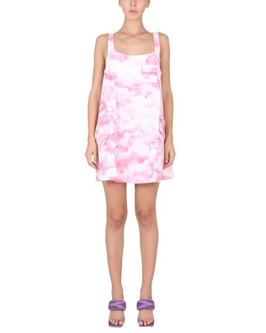 ROTATE BIRGER CHRISTENSEN Pink Rotate Birger Christensen Mini Naima Dress