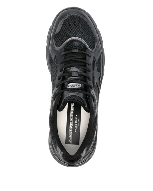 Golden Goose Deluxe Brand Black Sneakers Low-Top Lightstar for men