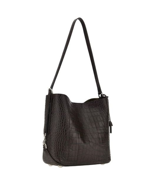 Hogan Black Hocket Small Hobo Bag