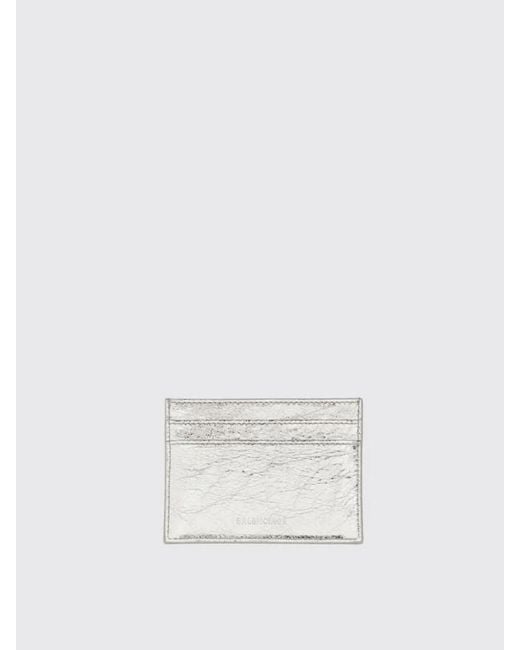 Balenciaga White Card Holder Le City
