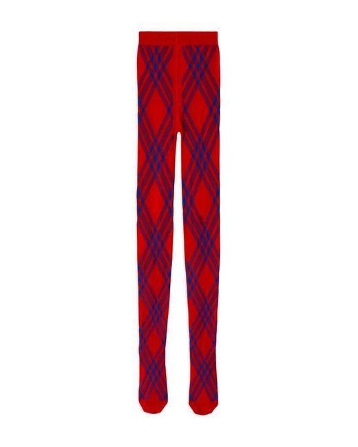 Burberry Red Tights