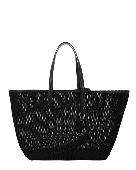 Moncler Black Very Large Polyamide Tote Bag Handbags