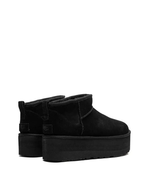 Ugg Black "Classic Ultra Mini Platform"