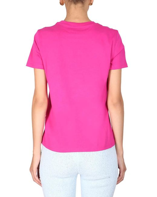 Moschino Pink T-Shirt With Logo