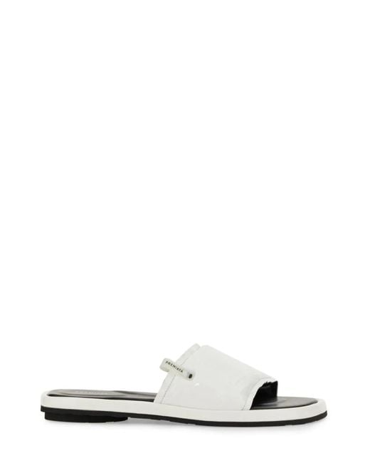 Premiata White Slide Sandal