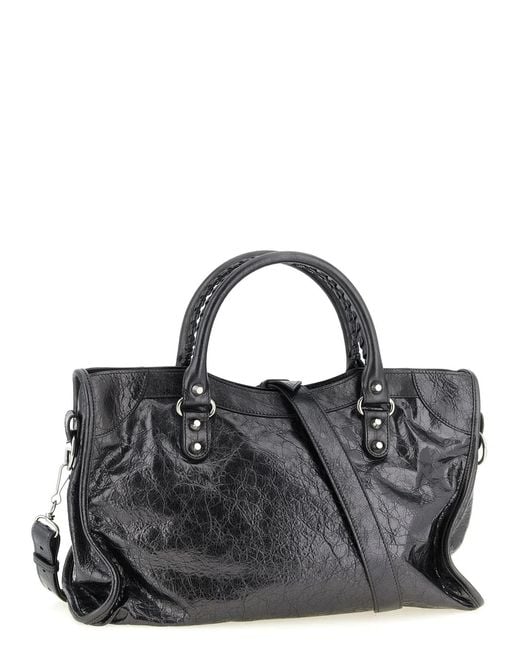 Balenciaga Black 'Le City M' Handbag