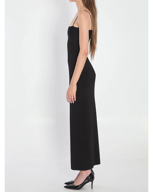Alexander Wang Black Midi Slip Dress