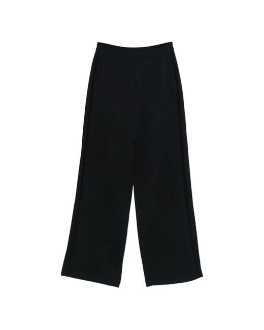 Emporio Armani Black Cotton Trousers