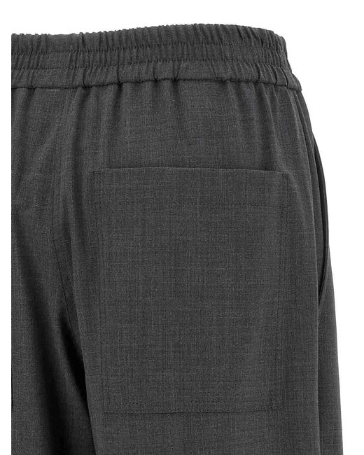 Brunello Cucinelli Gray Wool Pants