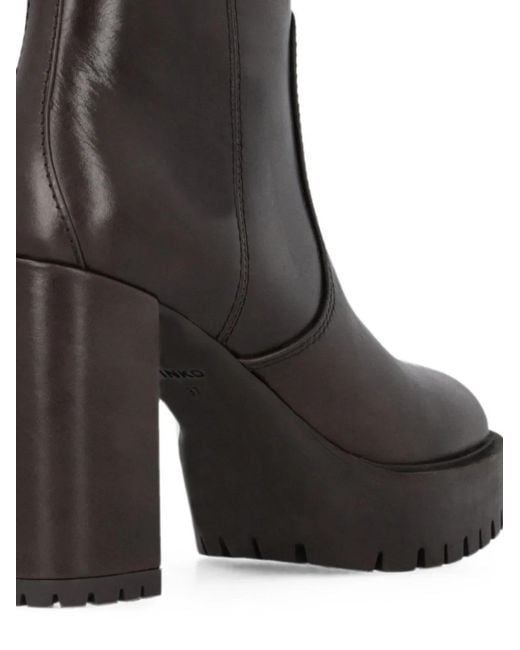 Pinko Brown Flat Shoes