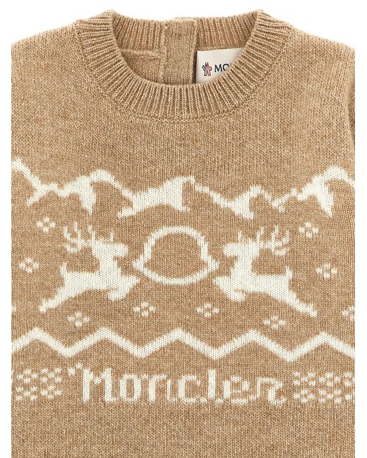 Moncler Natural Enfant 'Cervo' Sweater + Leggings Set