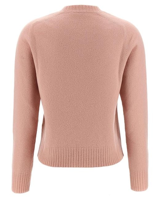 Jil Sander Pink Wool Sweater