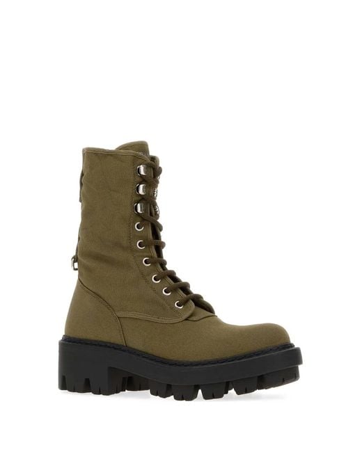 Prada Green Stivaletti