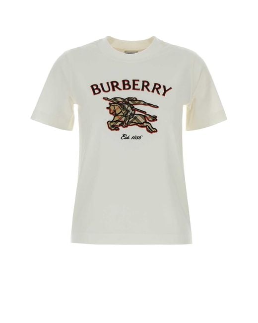 Burberry White Frankie Bby Chk Ekd