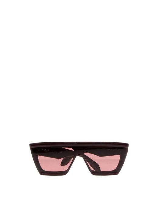 Alaïa Green Alaia Acetate Sunglasses