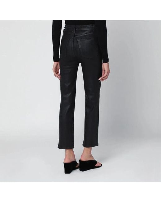 FRAME Black Le Sleek Straight Trousers