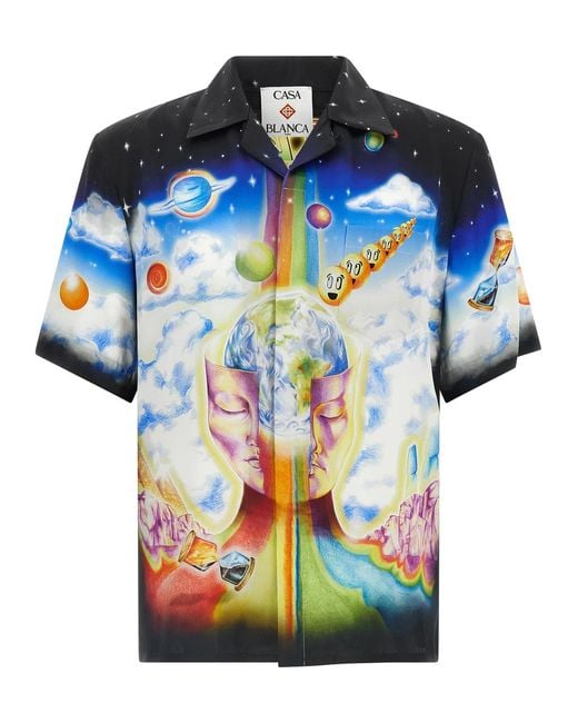 Casablanca Blue 'The Essential Experience' Shirt for men