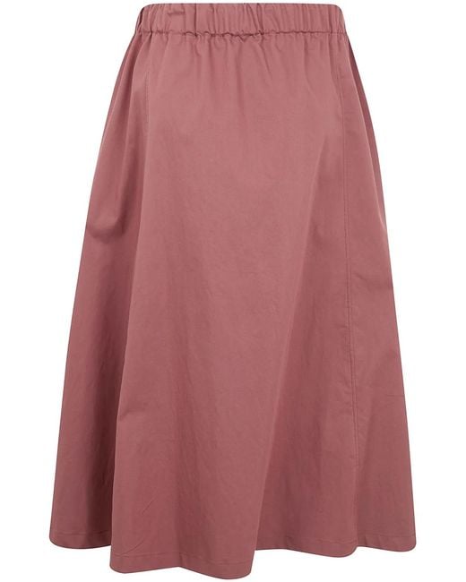 Paul Smith Red Midi Skirt