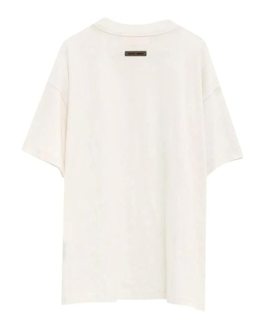 Fear Of God White "Essential" Tee for men