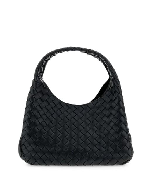 Bottega Veneta Black Intrecciato Weave Leathe