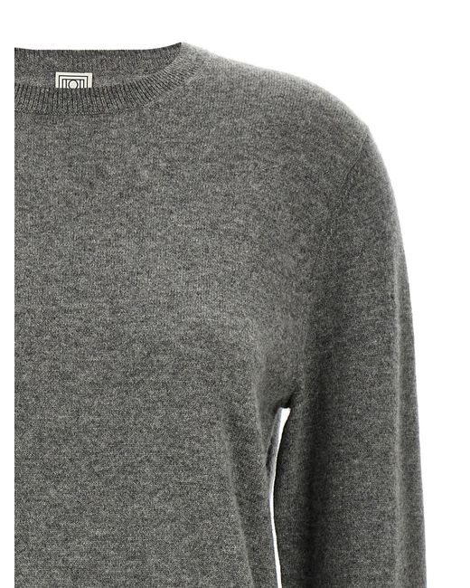 Totême  Gray Cashmere Sweater