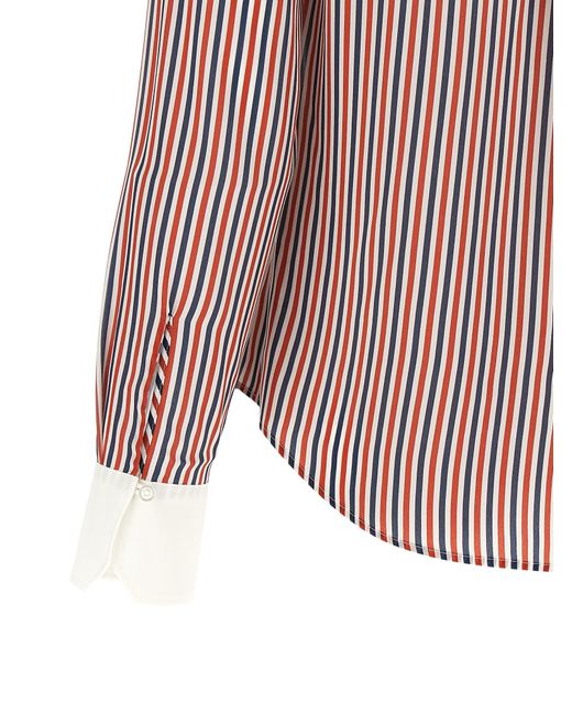 Thom Browne Pink Silk Blouse