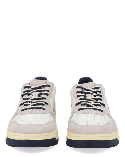 Autry White Medalist Low for men