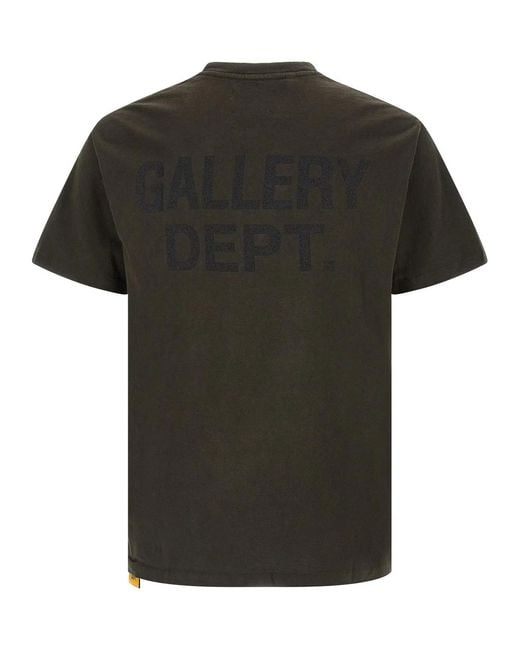 GALLERY DEPT. Green 'Dusty' Logo T-Shirt for men