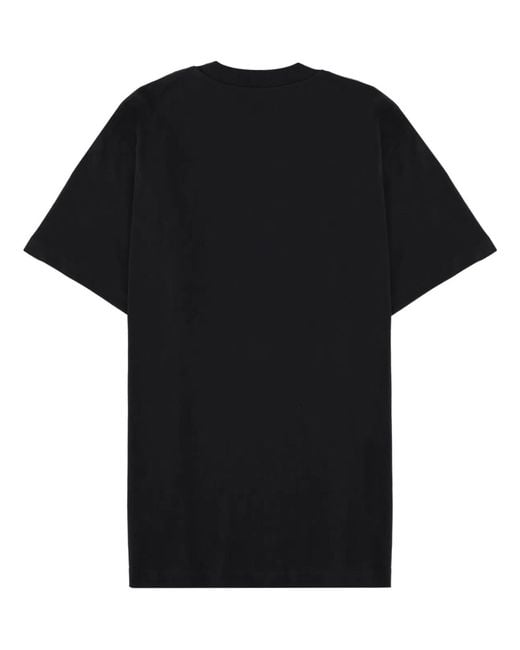 Moschino Black T-Shirt With Logo for men