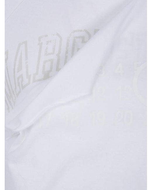 MM6 by Maison Margiela White Classic T-Shirt
