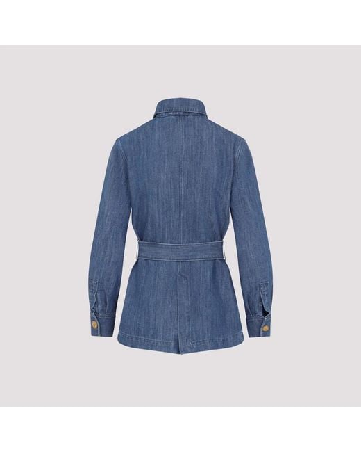 Valentino Garavani Blue Denim Blazer