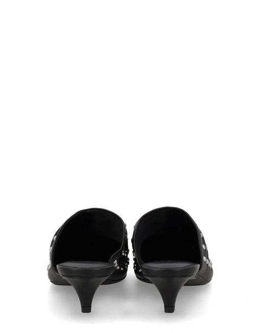 Ash Black Mule "Eloise"