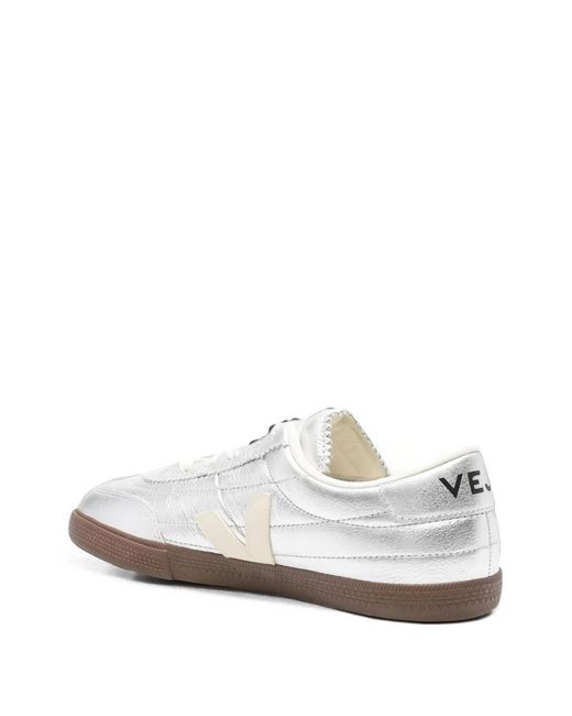 Veja White Off Leather Shoes