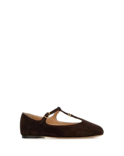 Chloé Brown Chloe Ballerinas