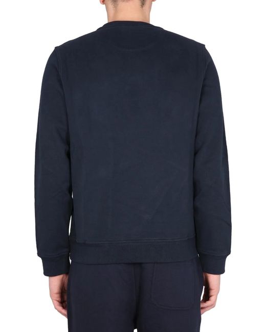 Belstaff Blue Sweatshirt With Logo for men