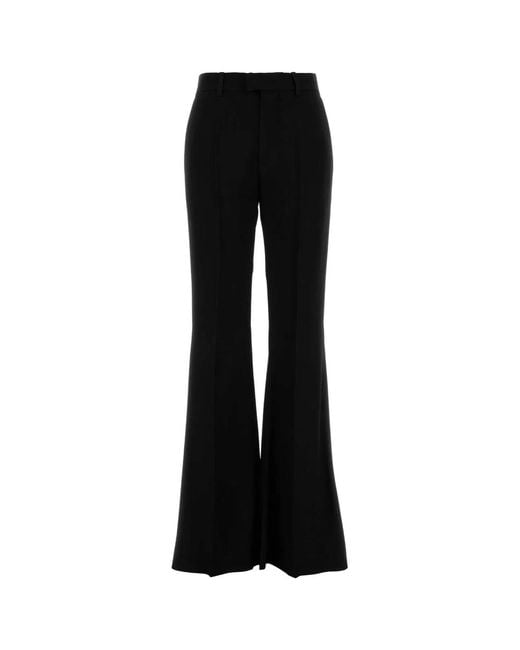 Balenciaga Black Flared Pants