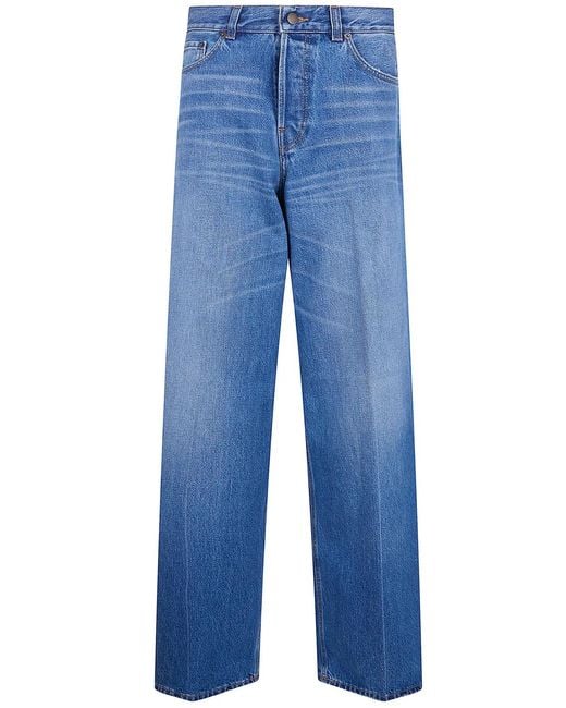 Haikure Blue Bethany Wide-Leg Denim Jeans