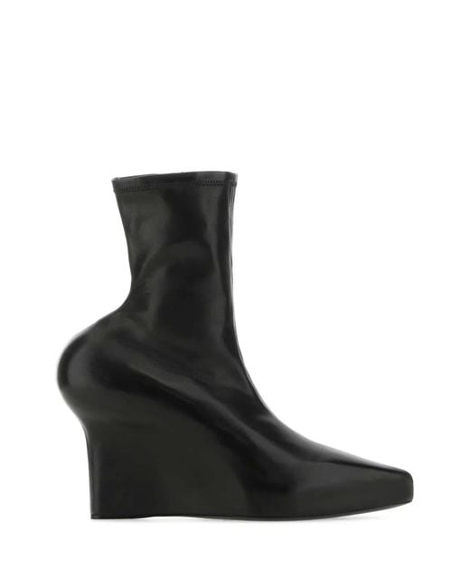 Givenchy Black Nappa Leather Ankle Boots