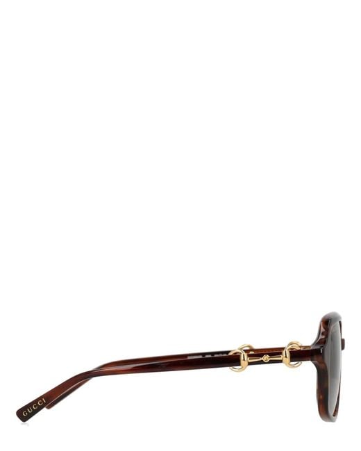 Gucci Gray "Navigator" Sunglasses for men