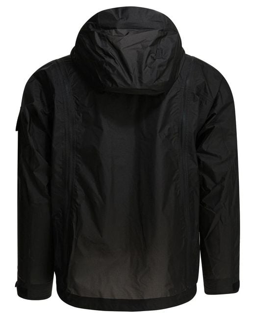 C P Company Black C.P.Company "Metropolis Transformable" Technical Jacket for men