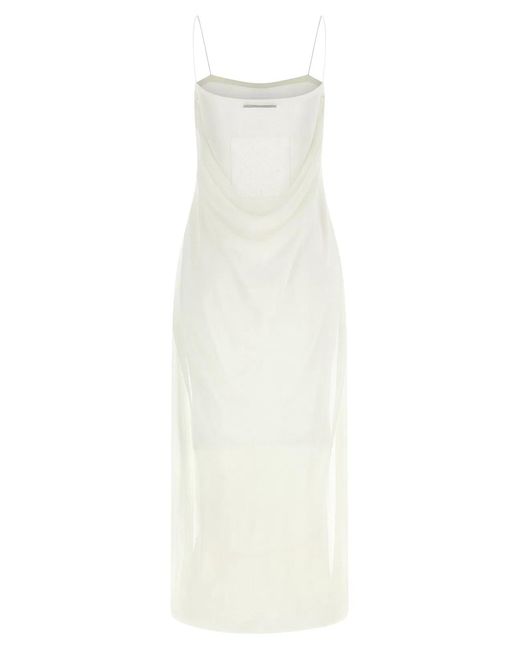 Jacquemus White 'La Robe Maille Plumetis' Dress