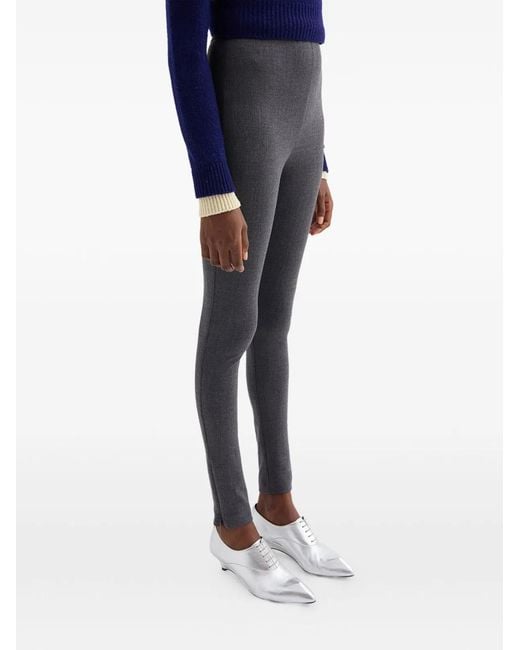 Jil Sander Gray Wool Slim Trousers