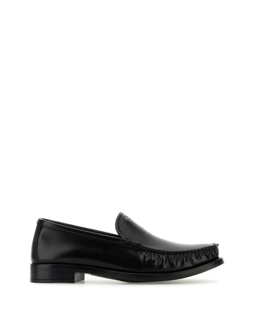 Prada Black Mocassini