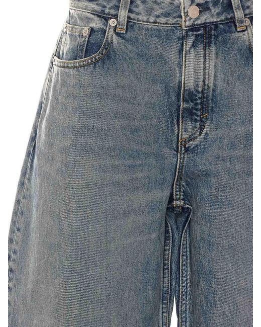 Alaïa Blue Alaia Denim Jeans