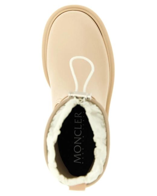 Moncler Natural 'Kickstream' Rain Boots