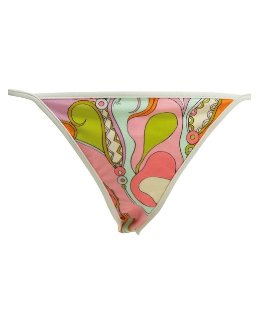 Emilio Pucci Yellow "Orchidee" Bikini Briefs