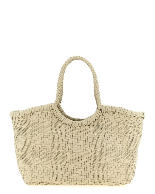 Dragon Diffusion Natural 'Nantucket Optical' Shoulder Bag